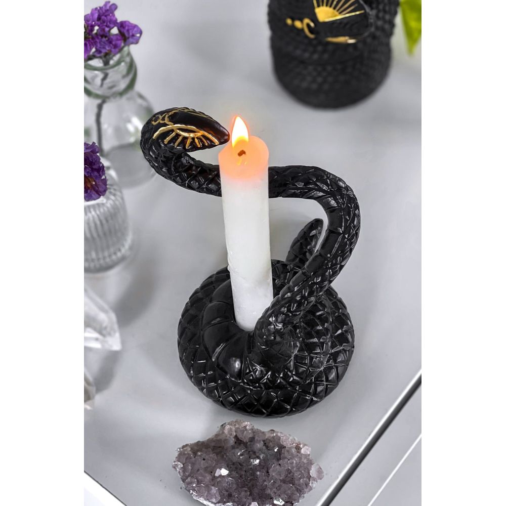 Killstar - SERPENTINA Bougeoir - Noir